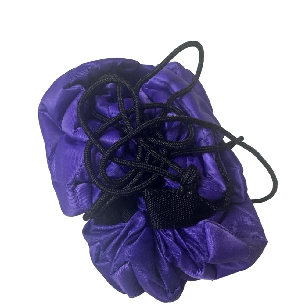 Lay/N/Go Purple Drawstring Cosmetic Bag View 3